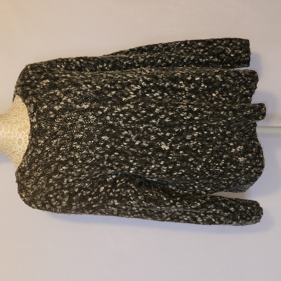 J Jill Wool Blend Chunky Knit Long Sleeve Pullover Crew Neck High Low Sweater - Picture 1 of 15